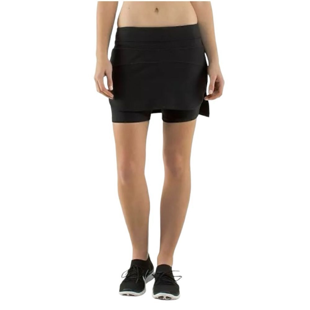 Lululemon Black Second Chance Skirt Skort